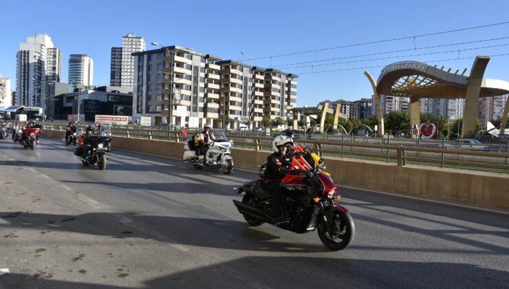 BAŞKAN TAHMAZOĞLU VE TÜRK CHOPPER GAZİLER İÇİN TURLADI 