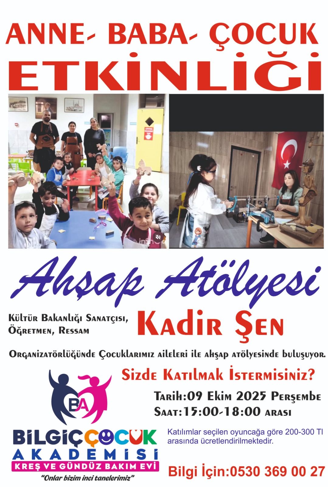BİLGİÇ AKADEMİDE OYUN ATÖLYESİ