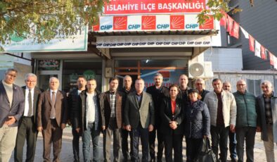 NİZİP BELEDİYE BAŞKANI CHP İLÇE TEŞKILATINI ZİYARET ETTİ