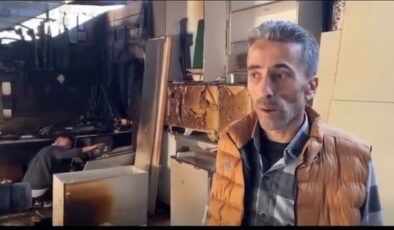 MARANGOZ ATÖLYESİNDE YANGIN